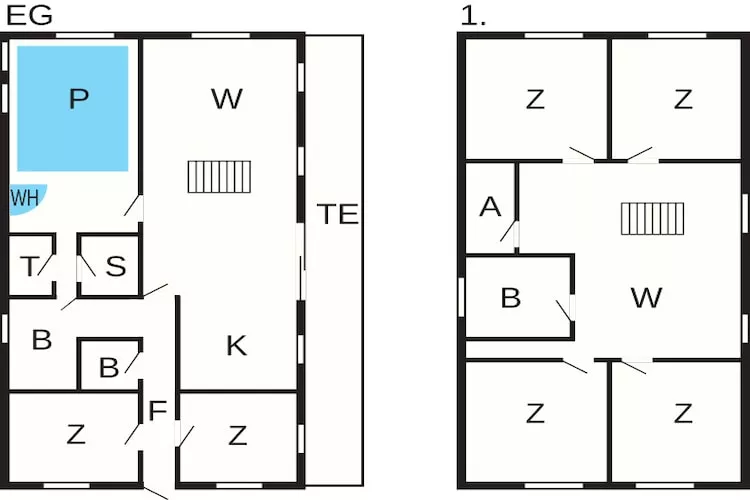Luxe retraite met zwembad -- By Traum Ferienwohnungen - Plattegrond