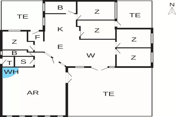 12 persoons vakantie huis in Harboøre-By Traum - Plattegrond