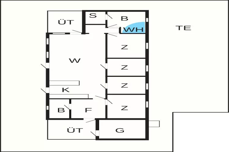 8 persoons vakantie huis in Saltum-By Traum - Plattegrond