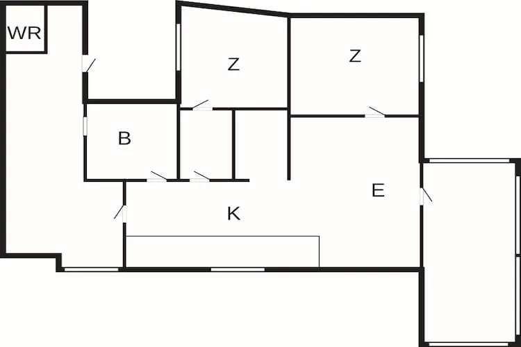 6 persoons vakantie huis in Dannemare - Plattegrond