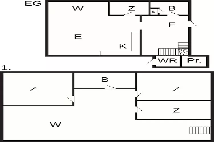Luxe verblijf met sauna - Plattegrond