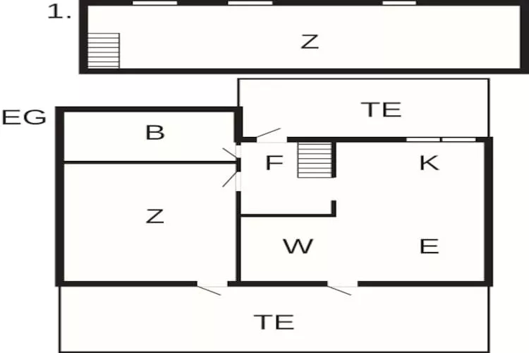 4 persoons vakantie huis in Væggerløse-By Traum - Plattegrond