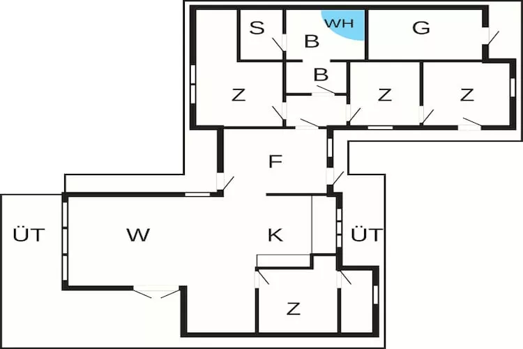 8 persoons vakantie huis in Løkken-By Traum - Plattegrond