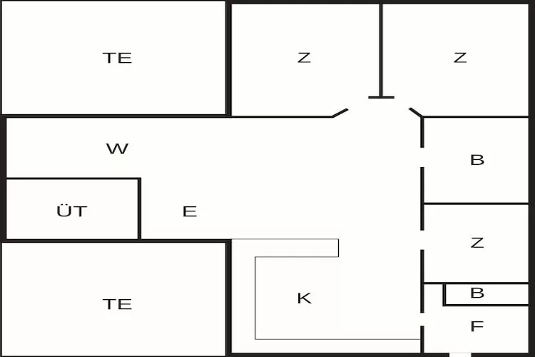 7 persoons vakantie huis in Toftlund-By Traum - Plattegrond