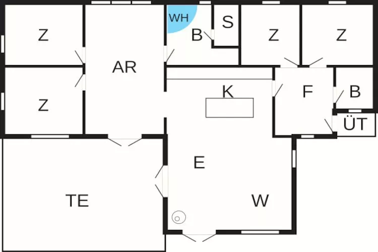 8 persoons vakantie huis in Dannemare-By Traum - Plattegrond