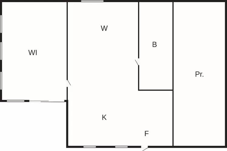 2 persoons vakantie huis in FALKENBERG-By Traum - Plattegrond