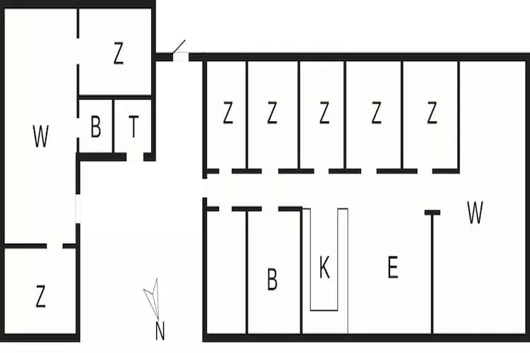 14 persoons vakantie huis in Rømø-By Traum - Plattegrond