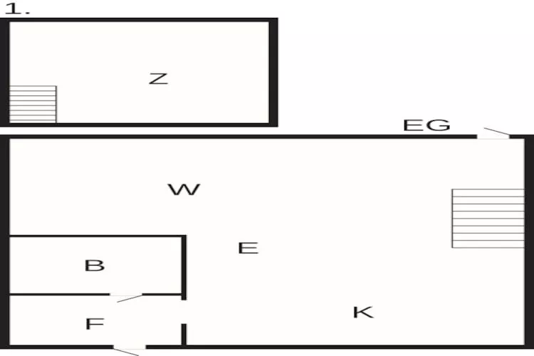 4 persoons vakantie huis in Tønder-By Traum - Plattegrond