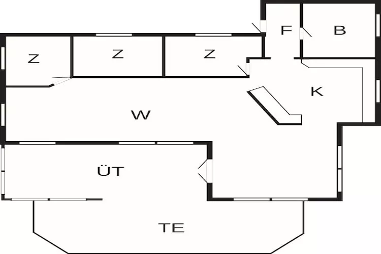 6 persoons vakantie huis in Bording-By Traum - Plattegrond