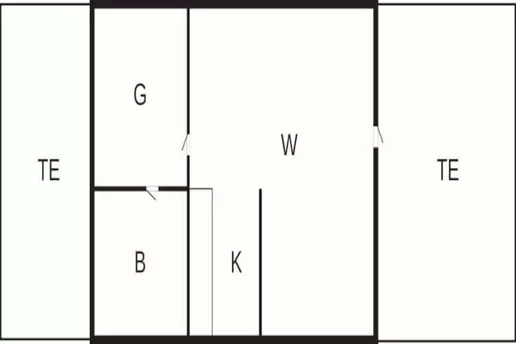 2 persoons vakantie huis in Brösarp-By Traum - Plattegrond