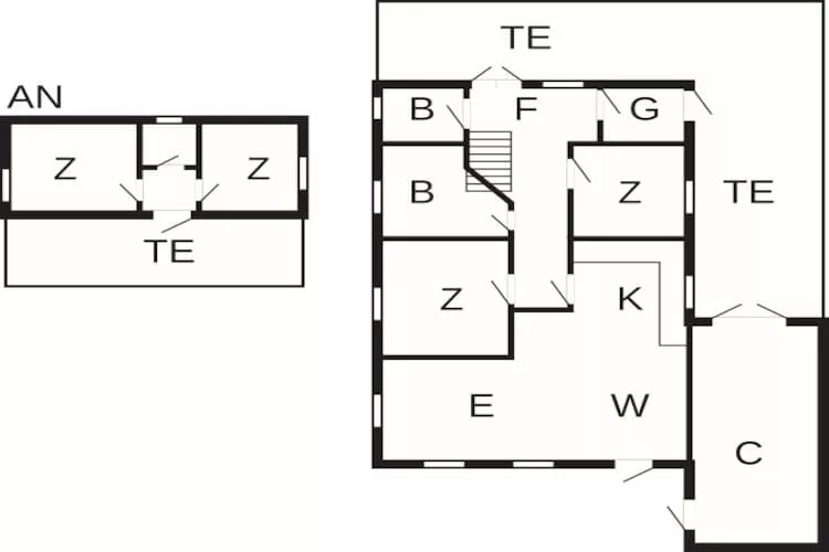 10 persoons vakantie huis in Marstal-By Traum - Plattegrond