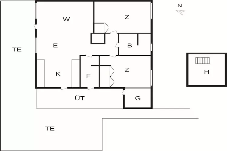 5 persoons vakantie huis in Aabenraa-By Traum - Plattegrond