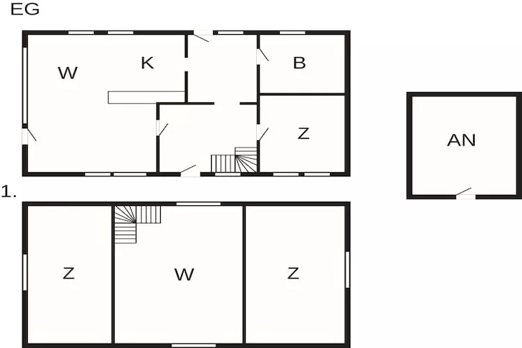 6 persoons vakantie huis in Ørsted-By Traum - Plattegrond