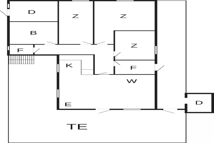 6 persoons vakantie huis in Ånneland-By Traum - Plattegrond