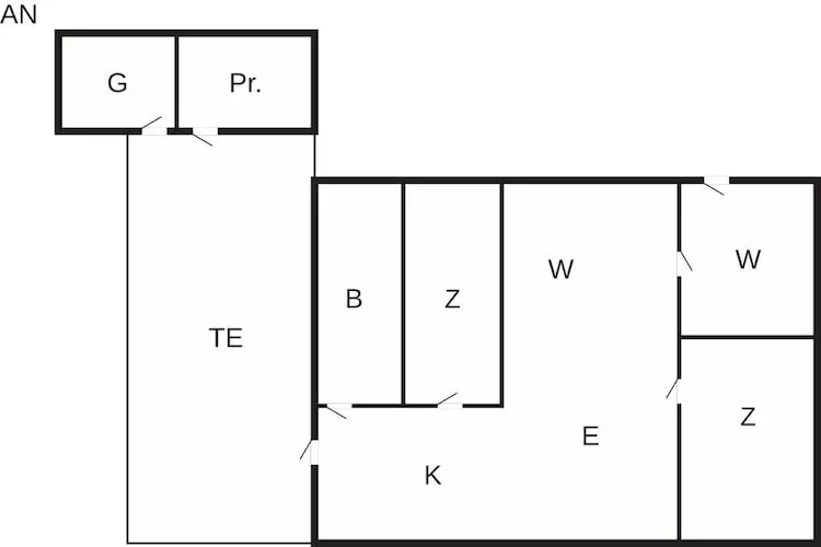 4 persoons vakantie huis in Hurup Thy-By Traum - Plattegrond