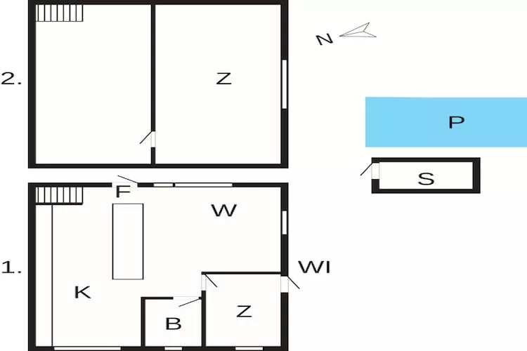 5 persoons vakantie huis in ULRIKA-By Traum - Plattegrond