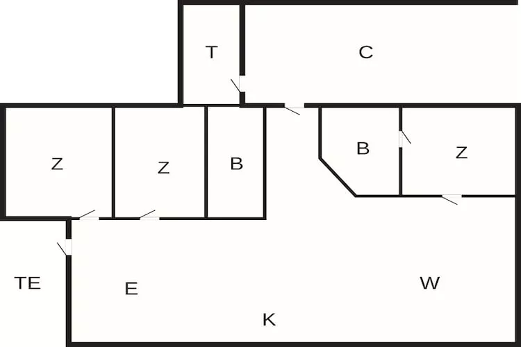 4 persoons vakantie huis in Gilleleje-By Traum - Plattegrond