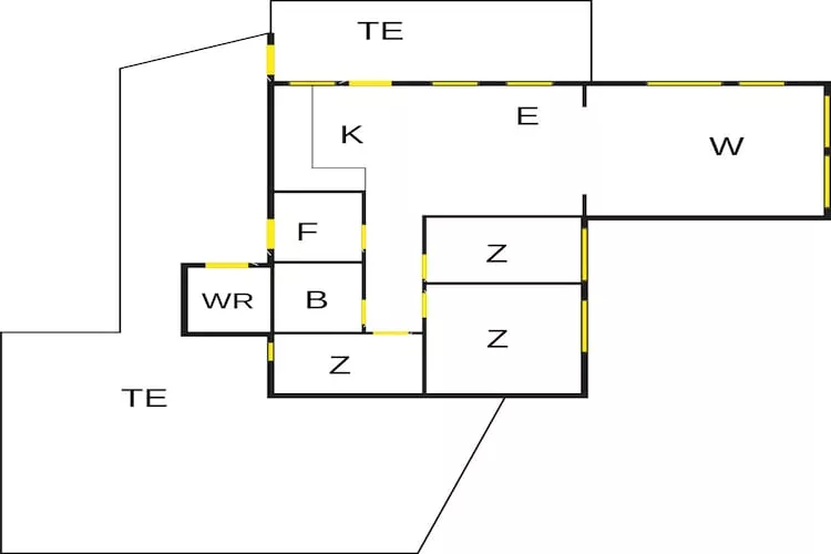 6 persoons vakantie huis in Ånneland-By Traum - Plattegrond
