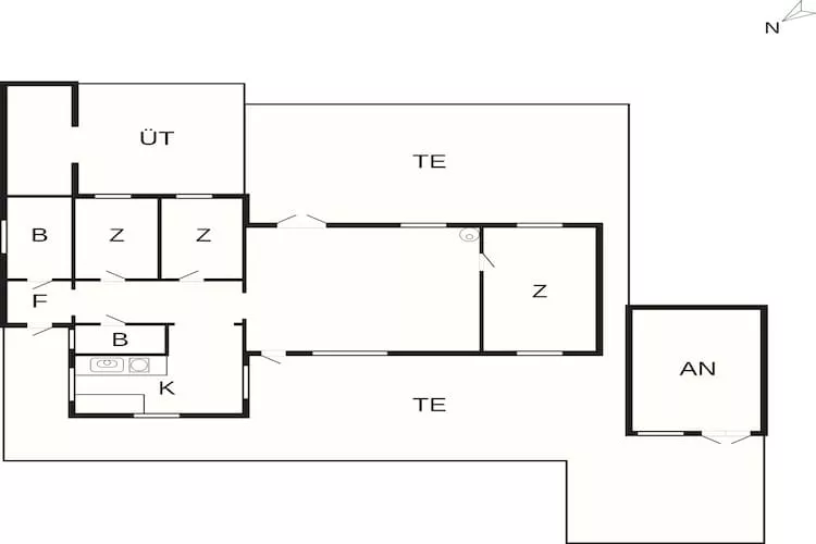 5 persoons vakantie huis in Ulfborg-By Traum - Plattegrond