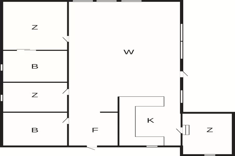 6 persoons vakantie huis in Hjørring - Plattegrond