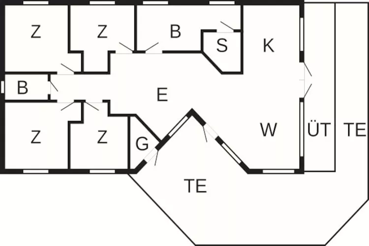 8 persoons vakantie huis in Nexø - Plattegrond