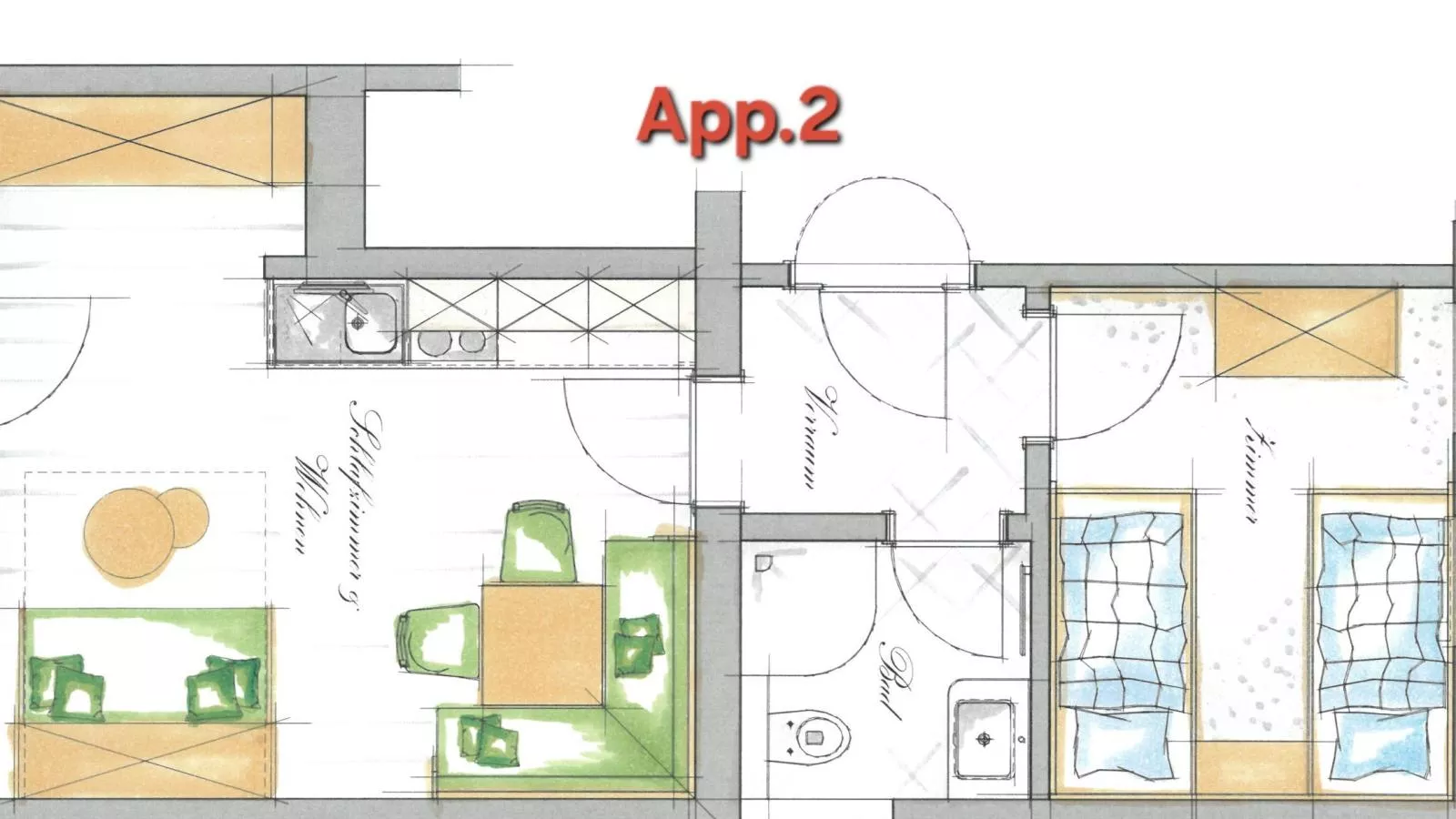 Röck II - Plattegrond