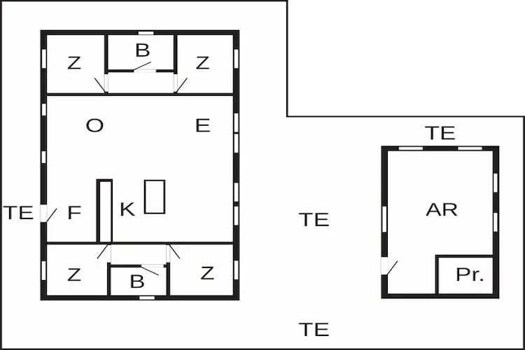5 sterren vakantie huis in Løkken-By Traum - Plattegrond