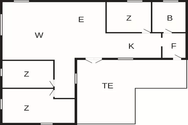 6 persoons vakantie huis in Hadsund-By Traum - Plattegrond