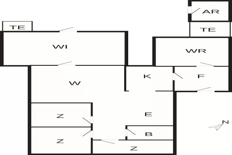 6 persoons vakantie huis in Skals-By Traum - Plattegrond
