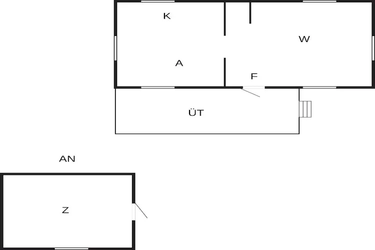 3 persoons vakantie huis in GRANGÄRDE-By Traum - Plattegrond