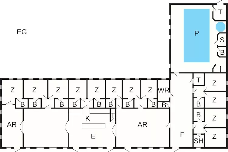 5 sterren vakantie huis in Spøttrup-By Traum - Plattegrond