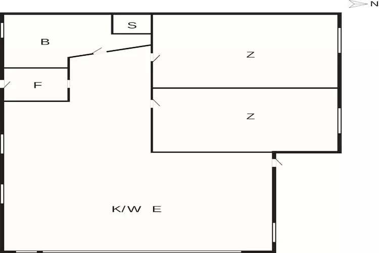 4 sterren vakantie huis in Hals-By Traum - Plattegrond