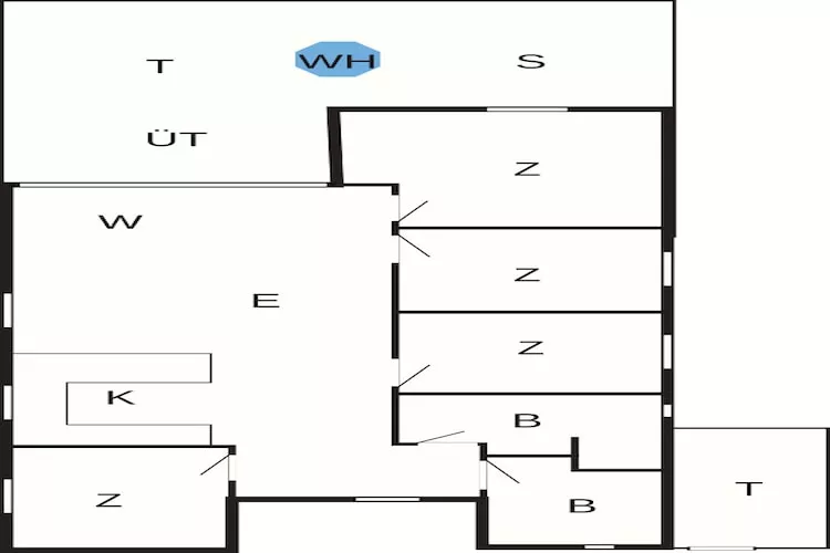 Moderne oase in Marielyst -- By Traum Ferienwohnungen - Plattegrond