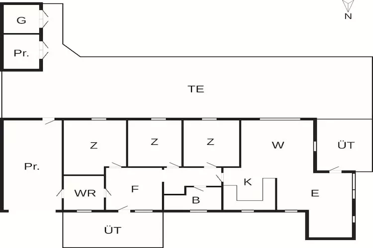7 persoons vakantie huis in Fjerritslev-By Traum - Plattegrond