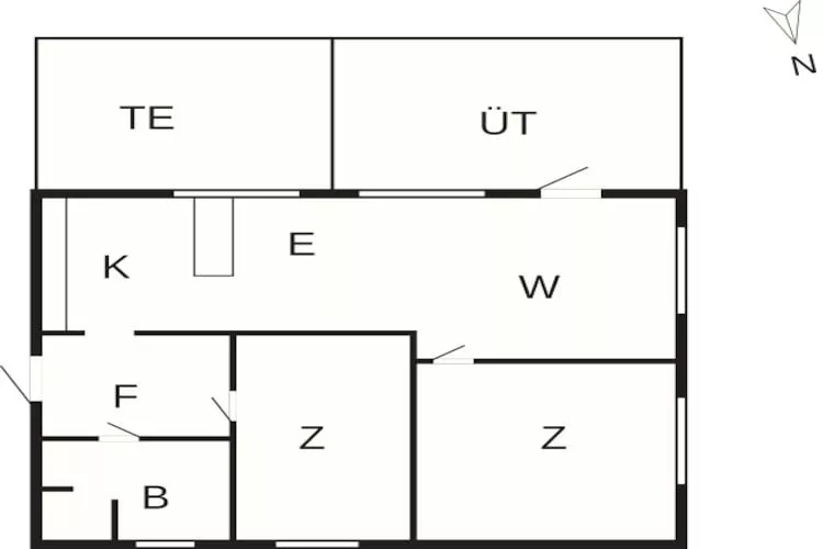 6 persoons vakantie huis in Idestrup-By Traum - Plattegrond