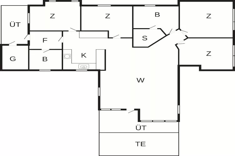 5 sterren vakantie huis in Asnæs-By Traum - Plattegrond