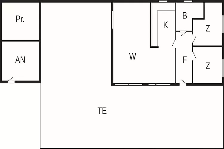 4 persoons vakantie huis in Holbæk-By Traum - Plattegrond