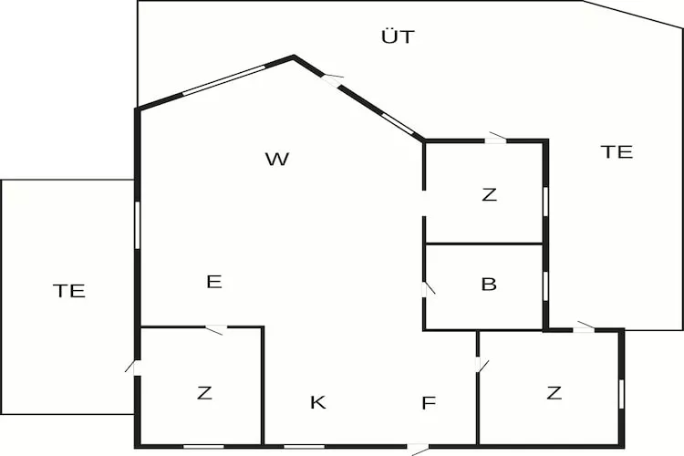 4 sterren vakantie huis in Hadsund-By Traum - Plattegrond