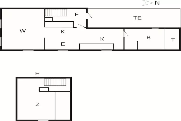 4 persoons vakantie huis in Nysted-By Traum - Plattegrond