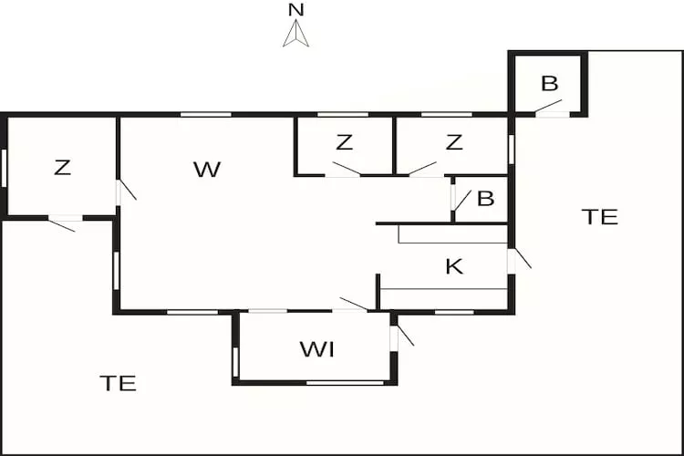 6 persoons vakantie huis in Struer-By Traum - Plattegrond