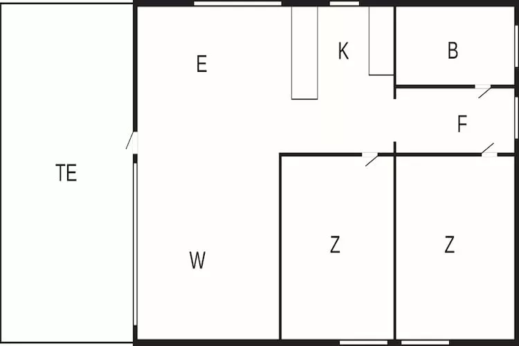 4 persoons vakantie huis in Græsted-By Traum - Plattegrond