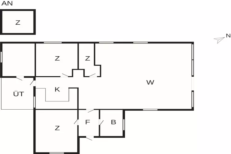 Gezellig toevluchtsoord bij Koge Bay -- By Traum Ferienwohnungen - Plattegrond
