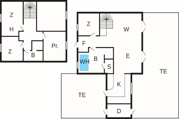6 persoons vakantie huis in Blokhus-By Traum - Plattegrond