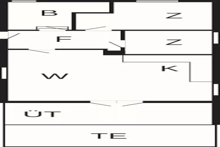 4 persoons vakantiehuis in Karrebaeksminde - Plattegrond