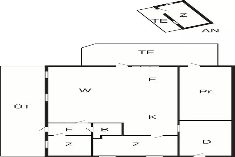 5 persoons vakantie huis in Thyholm-By Traum - Plattegrond