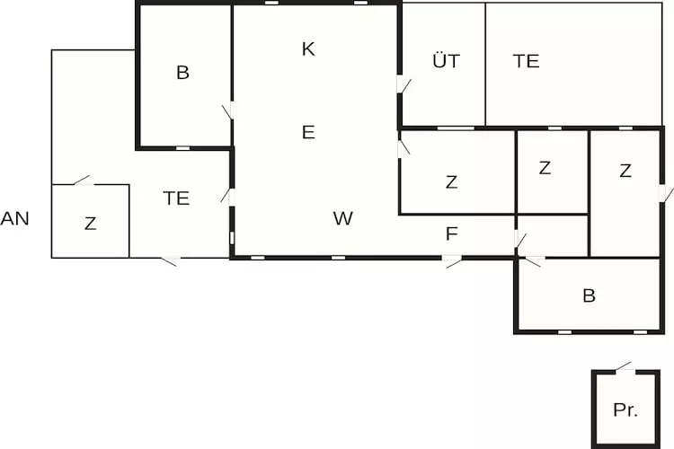 8 persoons vakantie huis in Hurup Thy-By Traum - Plattegrond