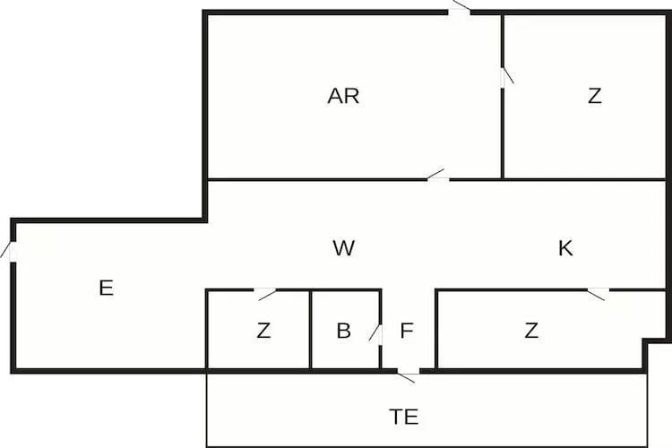4 sterren vakantie huis in Gedsted-By Traum - Plattegrond