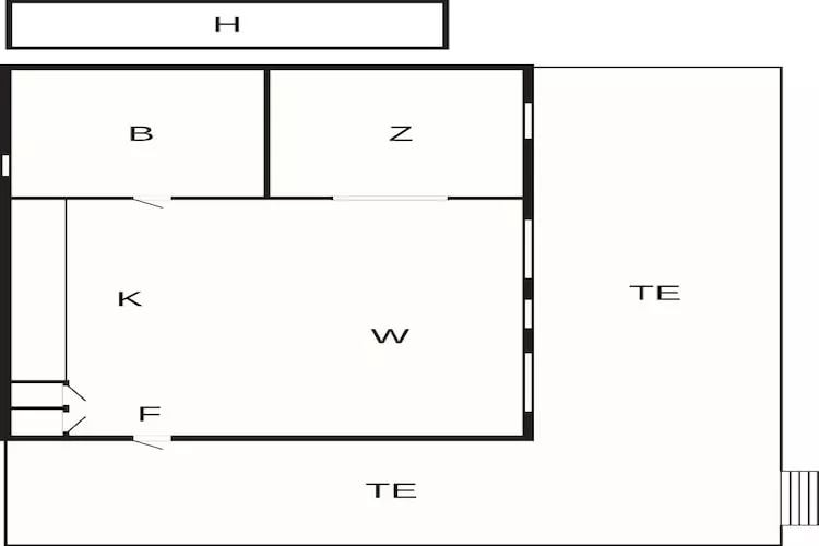 4 sterren vakantie huis in HENÅN - Plattegrond