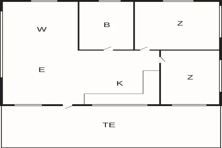 4 persoons vakantie huis in Gilleleje-By Traum - Plattegrond