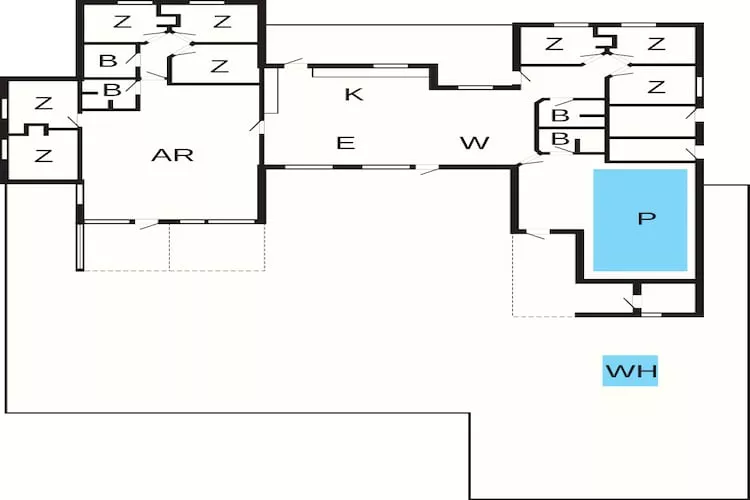 Luxe retraite in Romo -- By Traum Ferienwohnungen - Plattegrond